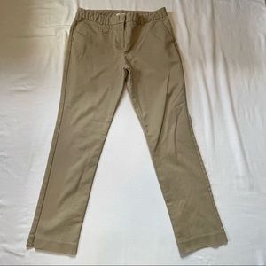 Van Heiden stretch tan/khaki skinny mid-waisted pant